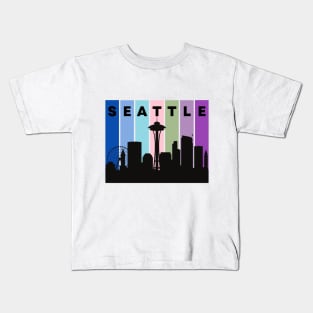 Seattle Travel Vibes Tee! Kids T-Shirt